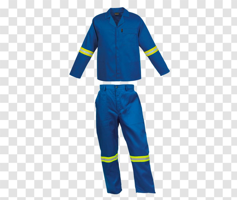 T-shirt Workwear Suit Overall Pocket - Blue - Protective Clothing Transparent PNG