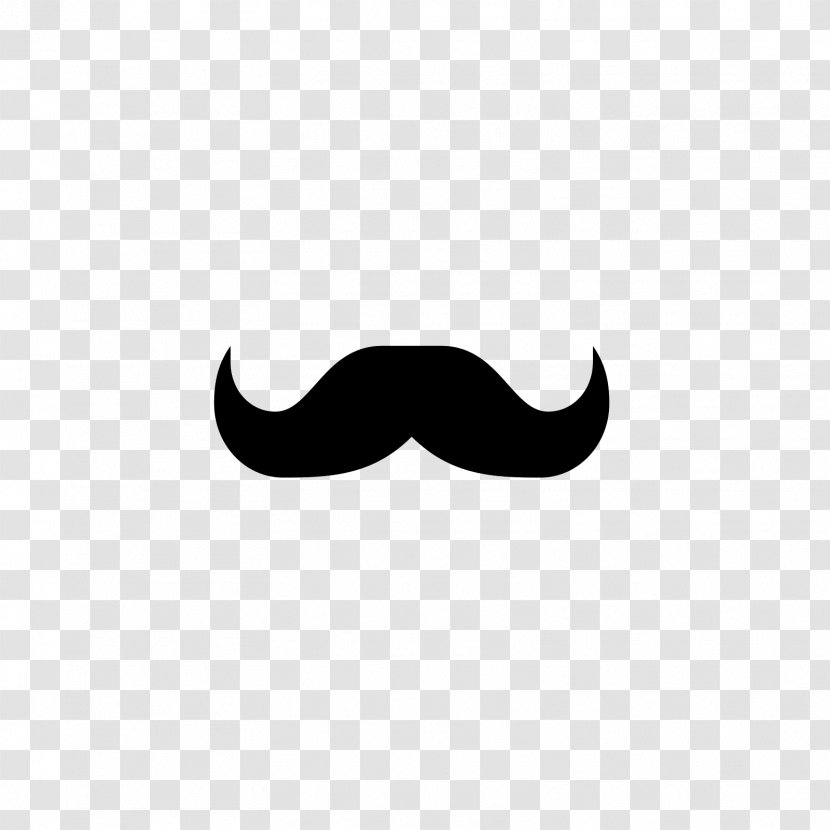 Hercule Poirot Moustache - Black And White Transparent PNG