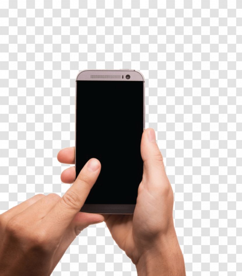 IPhone Smartphone Telephone Samsung Galaxy Handheld Devices - Computer Monitors - Hand Holding Transparent PNG