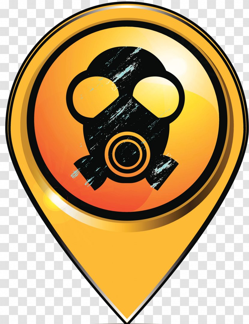 Radioactive Decay Nuclear Power Plant Hazard Symbol Contamination - Gas Mask Icon Transparent PNG