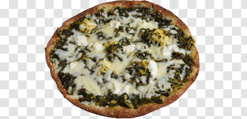Pizza Manakish Vegetarian Cuisine Indian Italian - Cheese - Palak Paneer Transparent PNG