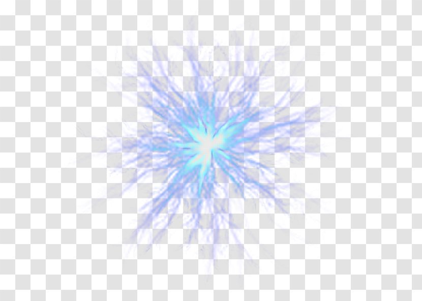 Electric Blue Plant Transparent PNG