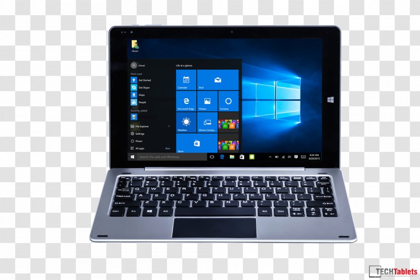 Intel Atom Laptop Tablet Computers 2-in-1 PC - Computer Hardware Transparent PNG