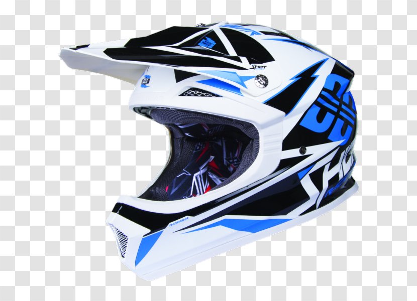 Motorcycle Helmets Motocross Enduro - Electric Blue Transparent PNG