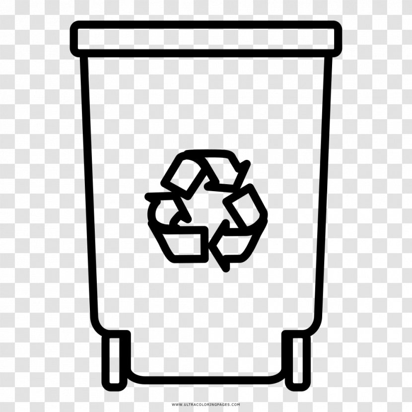 Recycling Rubbish Bins & Waste Paper Baskets Drawing - Coloring Book - Basura Transparent PNG