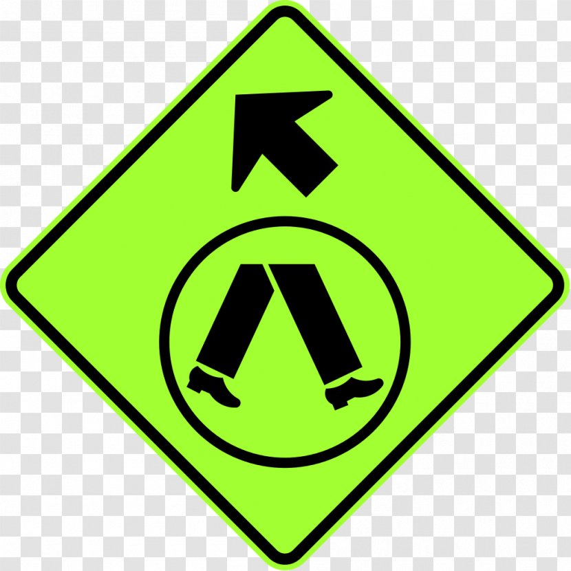Traffic Sign Pedestrian Crossing Warning Regulatory - Road Signs In Australia - W,v K[,l Transparent PNG