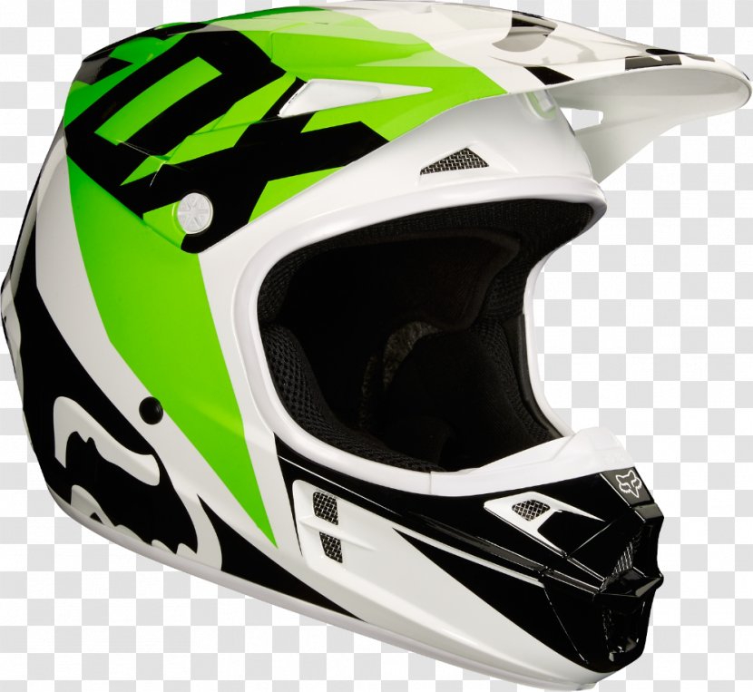 Motorcycle Helmets Fox Racing Helmet - Protective Gear In Sports Transparent PNG