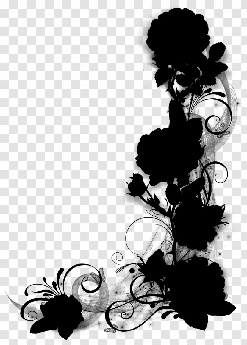 Clip Art Borders And Frames Illustration Silhouette Design - Lara Croft - Monochrome Photography Transparent PNG