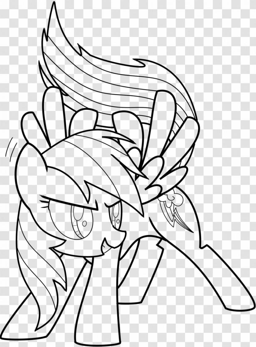 Rainbow Dash Pinkie Pie Rarity Coloring Book Pony - Frame - My Little Transparent PNG