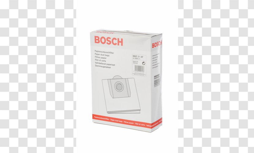 Bosch BBZ21AF - Bag Kit For Vacuum Cleaner BBZ21AFBag Robert GmbH Easyy'y BGS2212Vacuum Bags Transparent PNG