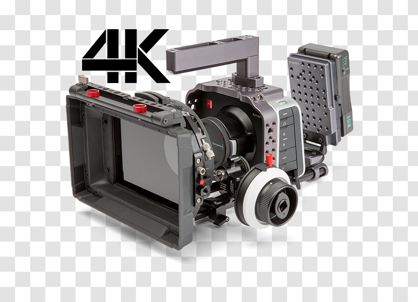 Camera Blackmagic URSA Canon EF Lens Mount Production 4K Design - Machine Transparent PNG