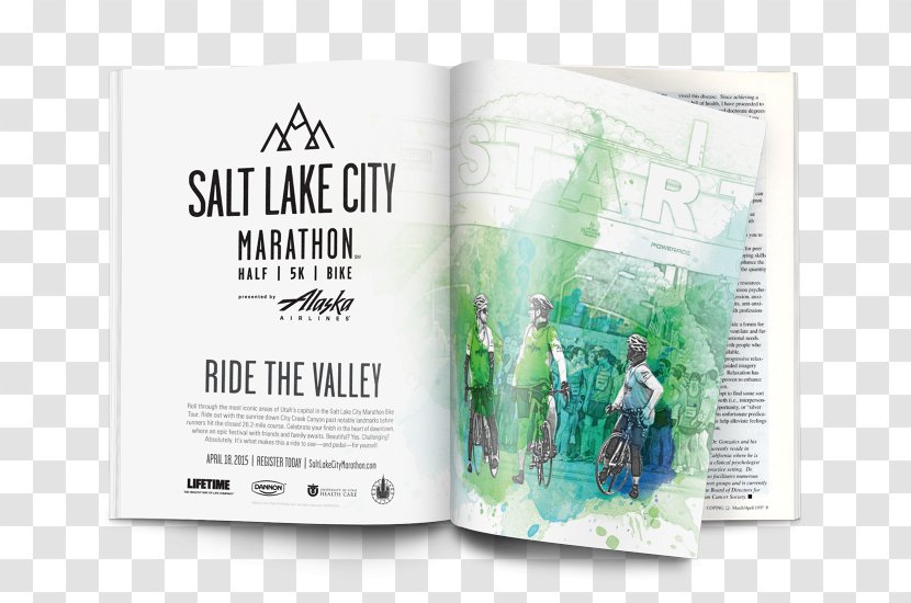 Salt Lake City Marathon Advertising Graphic Design Brand - Magazine Ads Transparent PNG