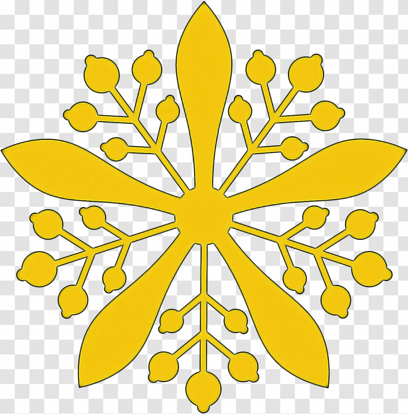 Yellow Flower Plant Symmetry Transparent PNG