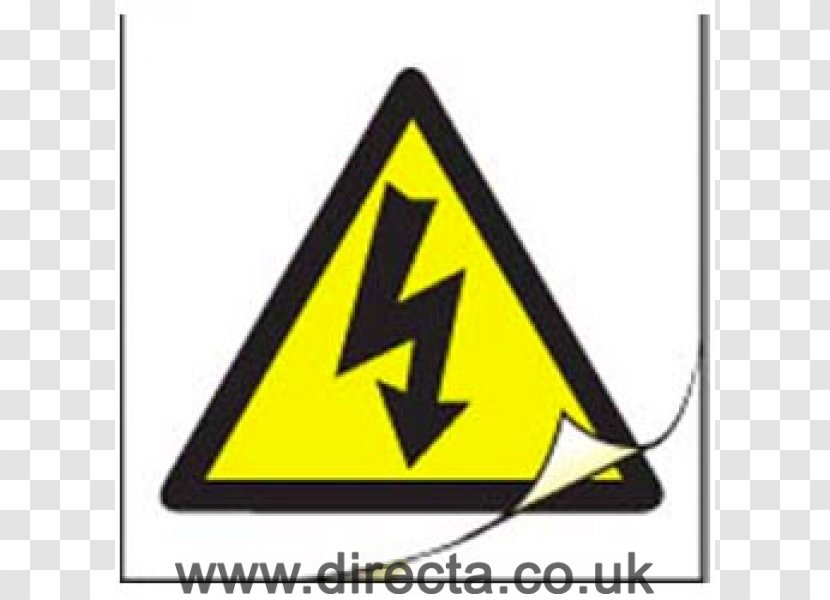 Hazard Symbol Electricity Warning Sign Risk - Electrical Room Transparent PNG