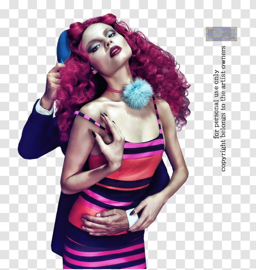 Hair Coloring Photo Shoot Fashion Photography - Purple - MDW Transparent PNG