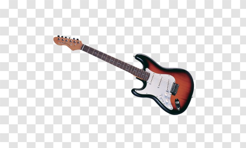 Bass Guitar Acoustic-electric Fender Stratocaster - Watercolor Transparent PNG