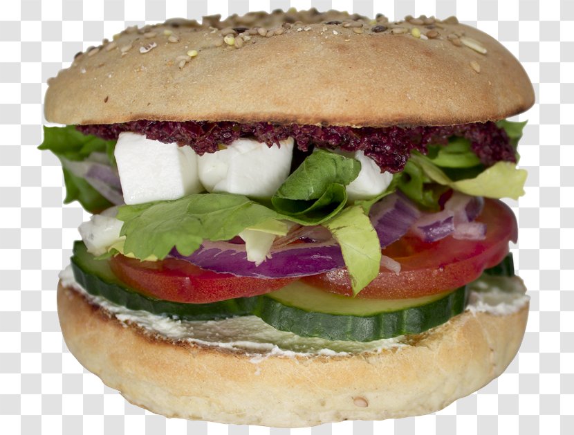 Salmon Burger Cheeseburger Whopper Buffalo Slider - Hamburger - Bun Transparent PNG