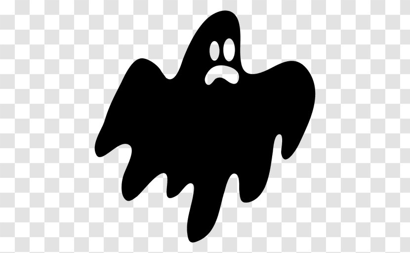 YouTube Ghost Silhouette - Wing - Halloween Transparent PNG