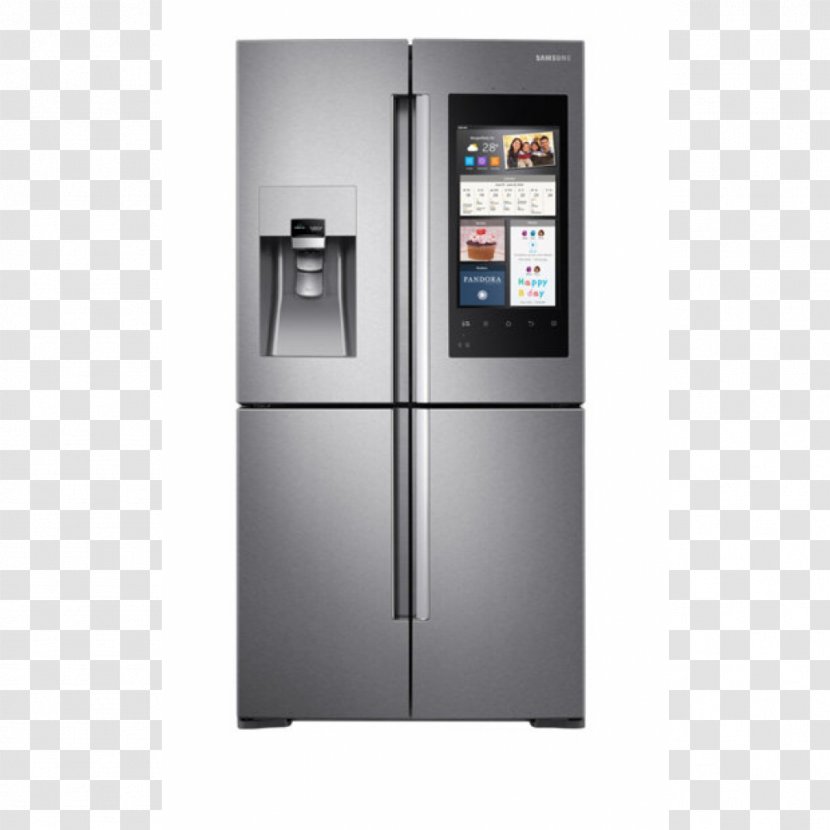 Refrigerator Samsung Family Hub RF56M9540 Home Appliance Frigidaire Gallery FGHB2866P Transparent PNG