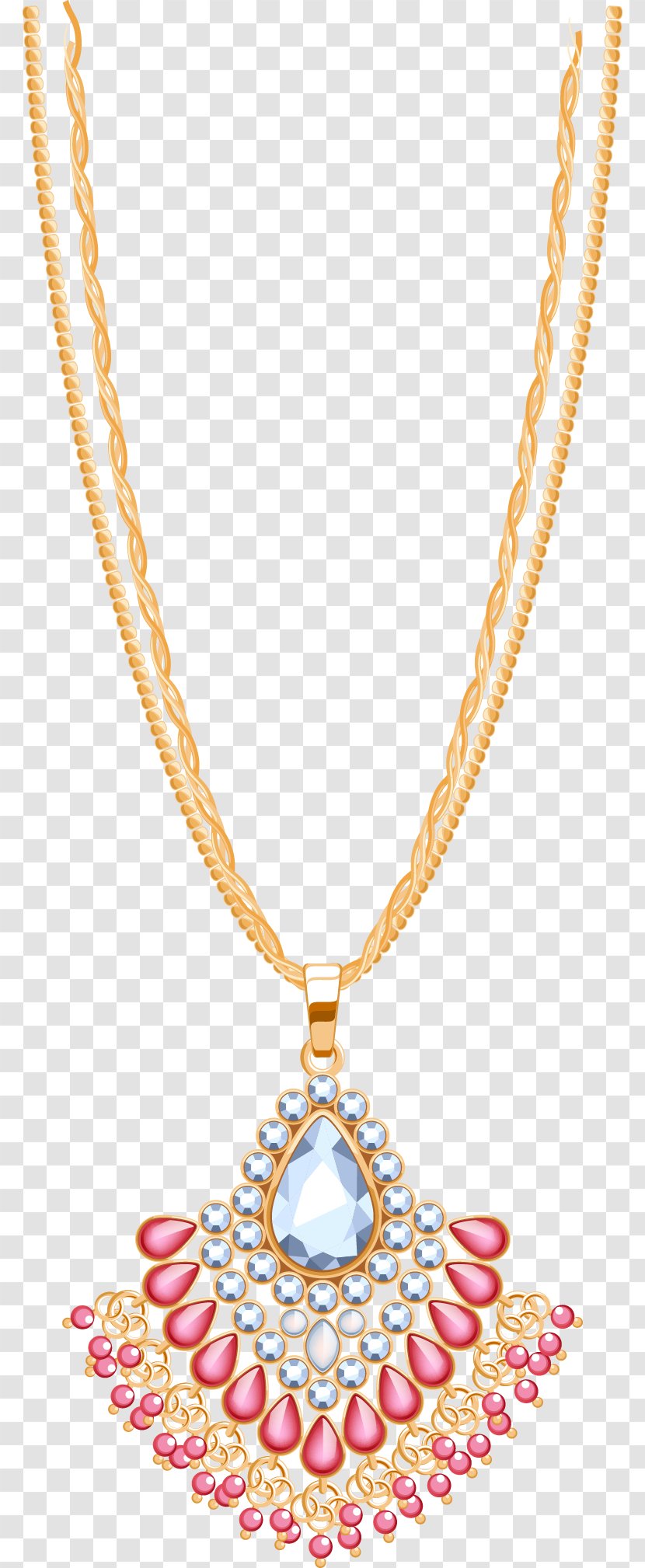 Necklace Diamond Jewellery Luxury - Locket - Dazzling Jewelry Transparent PNG