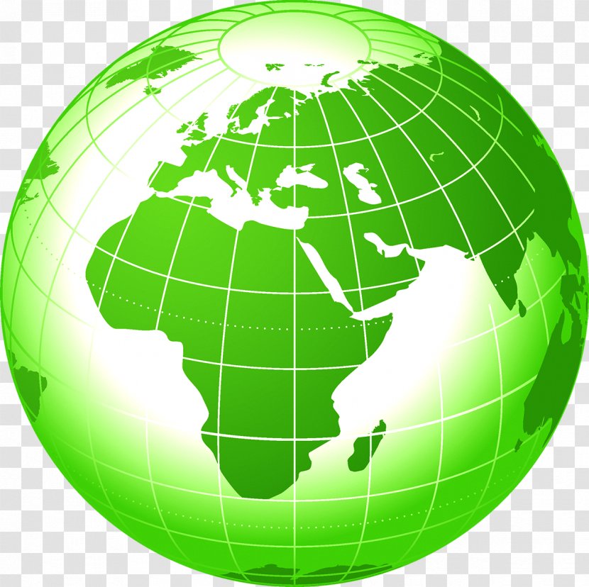 Earth Globe World Map - Grass - Green Transparent PNG