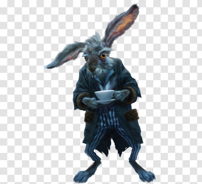 March Hare White Rabbit Alice's Adventures In Wonderland The Mad Hatter - Alice Transparent PNG