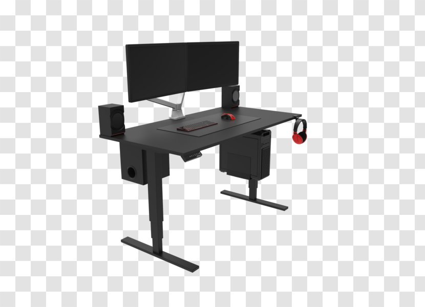 Standing Desk Table Sit-stand Aftershock PC - Matbord Transparent PNG