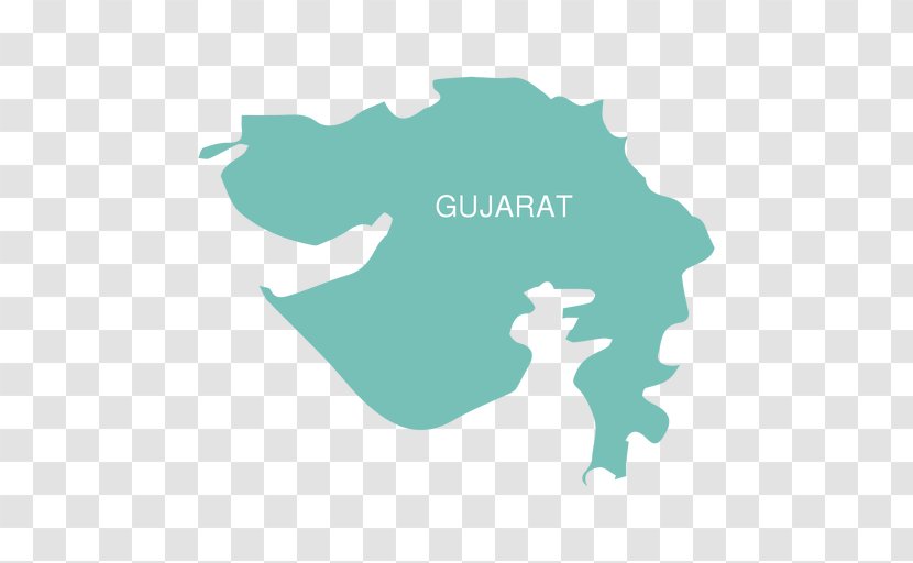 Maru Gujarat Map - Silhouette Transparent PNG