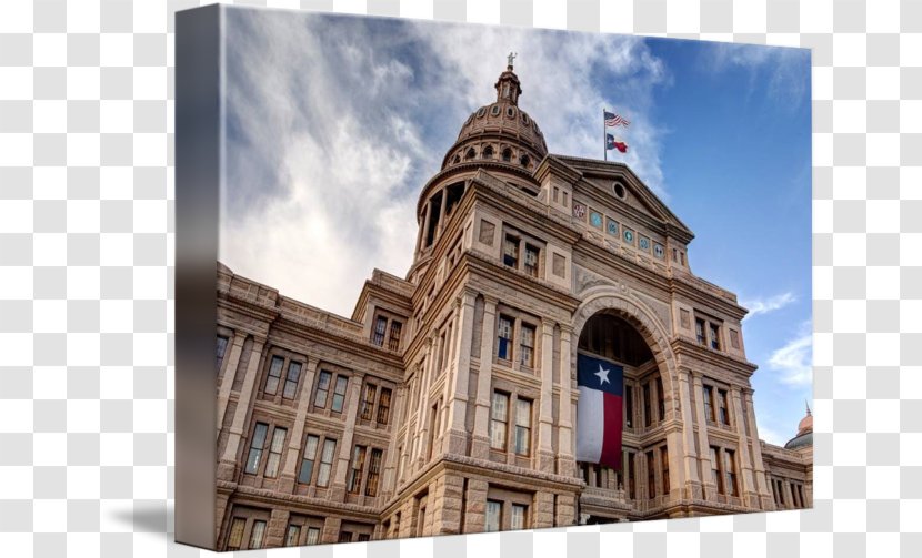 Texas State Capitol Facade Classical Architecture Tourism Transparent PNG