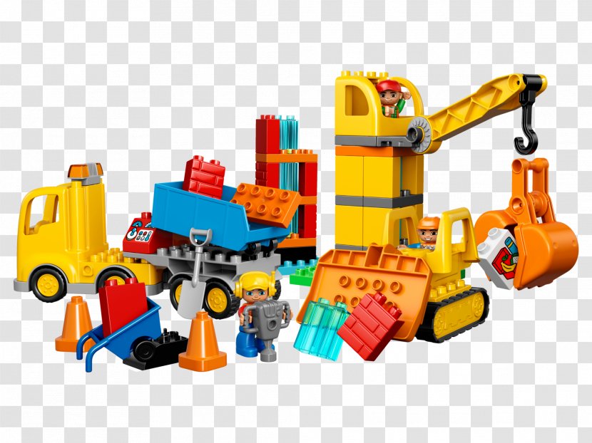 LEGO 10813 DUPLO Big Construction Site Lego Duplo Architectural Engineering Toy Building Transparent PNG