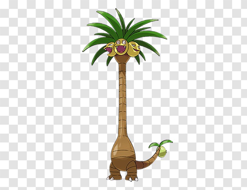 Pokémon Sun And Moon GO Exeggutor Alola - Organism - Golem Transparent PNG