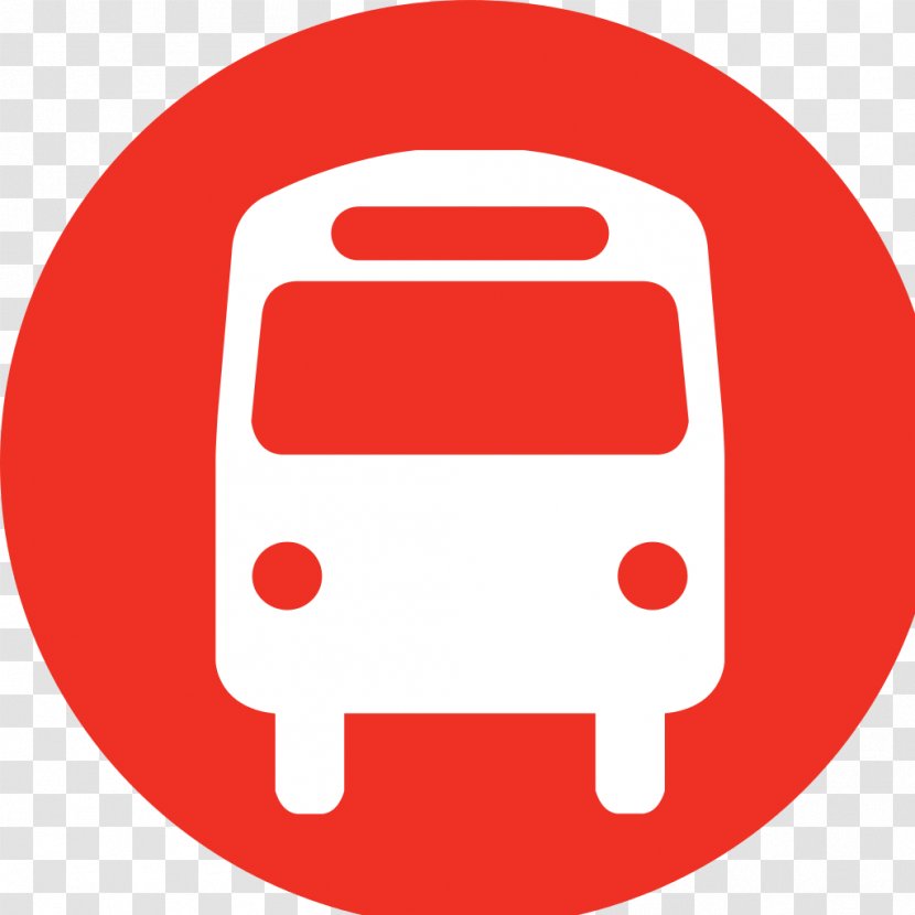 School Bus San Diego Metropolitan Transit System Stop - Public Transport Service - Red Icon Transparent PNG