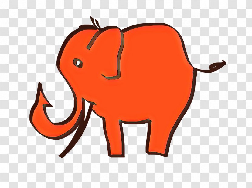Indian Elephant - Silhouette - Tail Animal Figure Transparent PNG