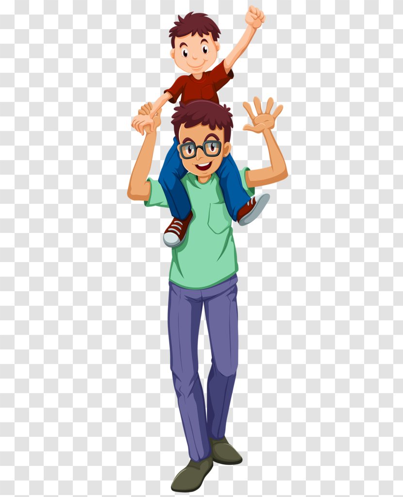 Clip Art Father Illustration Image - Gesture - Fathers Day Transparent PNG