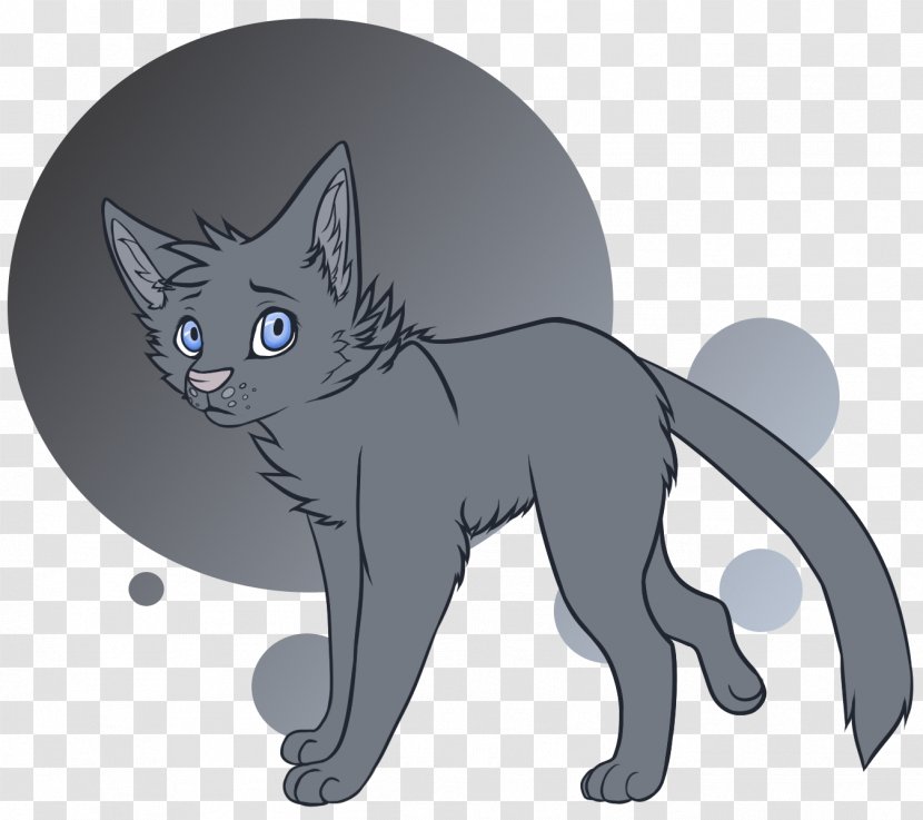 Korat Whiskers Kitten Domestic Short-haired Cat Black - Mythical Creature Transparent PNG