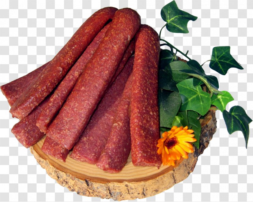 Salami Sausage Salchichón Soppressata Beef - Kielbasa Transparent PNG