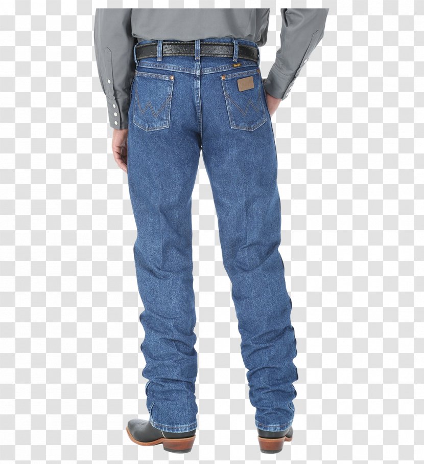 Carpenter Jeans Wrangler Men's Cowboy Cut Jean Original Fit Denim - 50 By 30 Transparent PNG