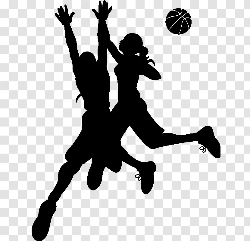 Wall Decal Silhouette Basketball Sport Sticker - Decorative Arts Transparent PNG