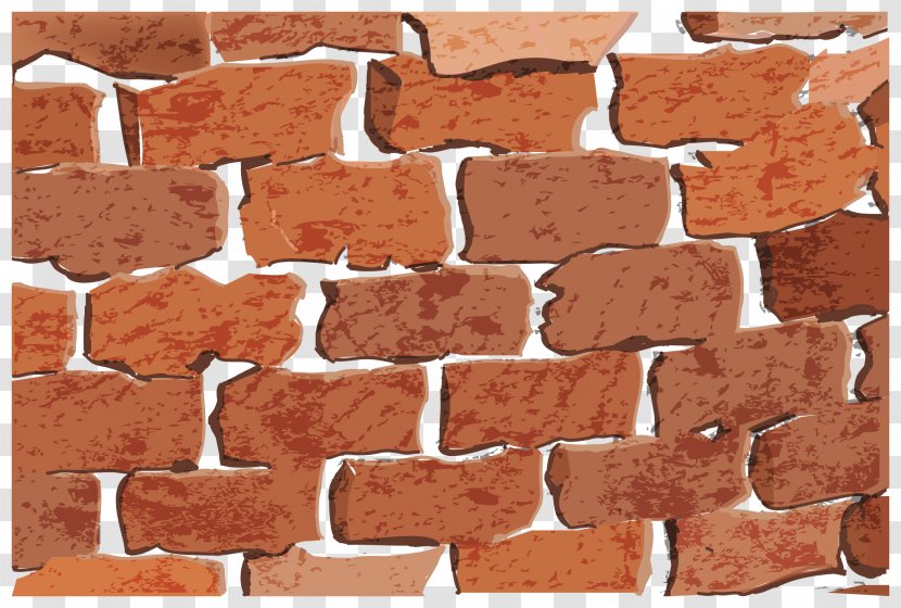 National Azulejo Museum Brick Wall Red - Brown Bricks Background Vector Transparent PNG