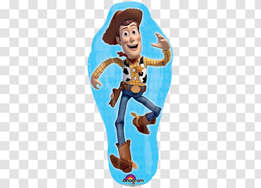 Sheriff Woody Buzz Lightyear Mylar Balloon Toy Story - Wall Decal Transparent PNG