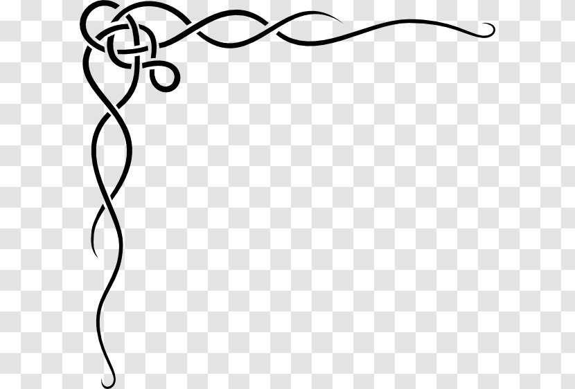 Drawing Draw Patterns Clip Art - Scroll - Edges Vector Transparent PNG