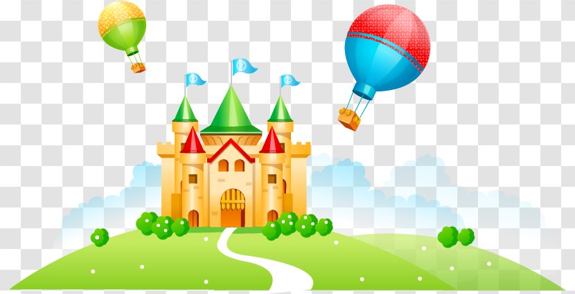 Royalty-free Party Hat Clip Art - Play - Castle View Vector Material Transparent PNG