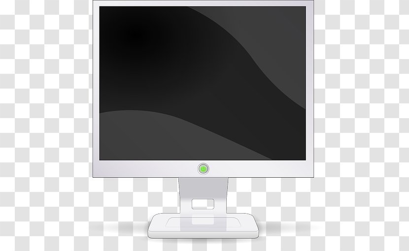 Computer Monitors Liquid-crystal Display Flat Panel Clip Art - Multimedia - Cartoon Transparent PNG