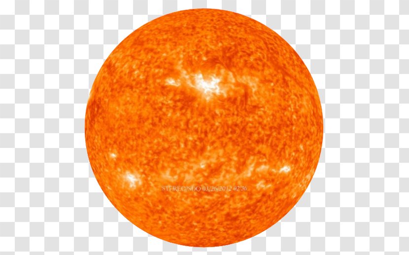 Clementine Sun Solar Flare - Sphere Transparent PNG