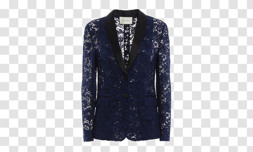 Blazer Lace Jacket Tuxedo Collar - Textile - Ms. Hollow Decorative Pattern Transparent PNG