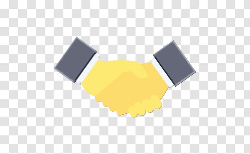 Yellow Background - Logo - Hand Transparent PNG