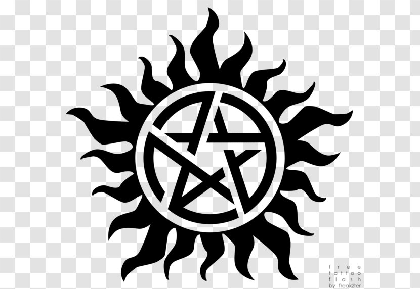 Pentagram Pentacle Wicca Solar Symbol - Fivepointed Star Transparent PNG