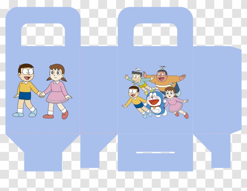 Box Birthday Clip Art - Silhouette - Doraemon Transparent PNG