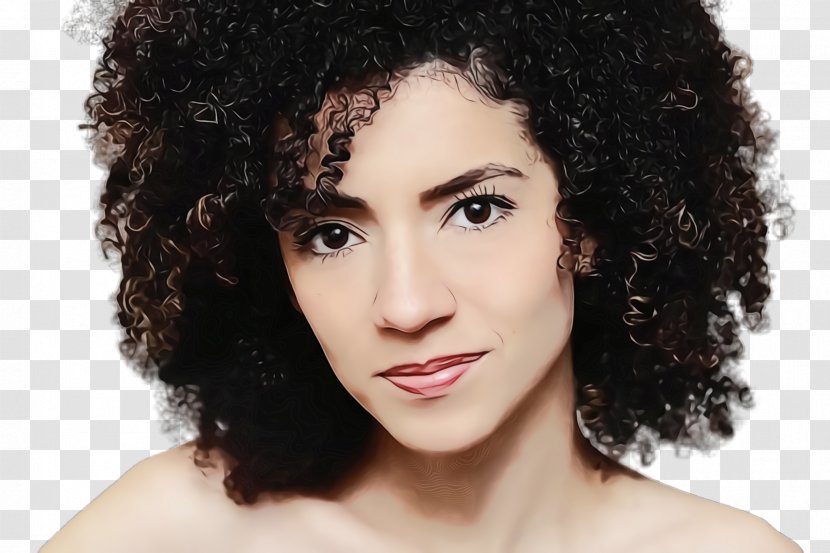 Hair Face Hairstyle Afro Eyebrow - Chin - Beauty Black Transparent PNG