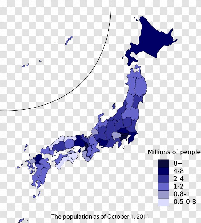 Prefectures Of Japan World Map - Diagram Transparent PNG